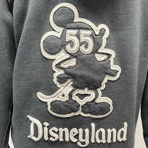 Disney Parks 55th Anniversary Shaggy Fleece Lined Full Zipper MickeyHoodie - Picture 10 of 14